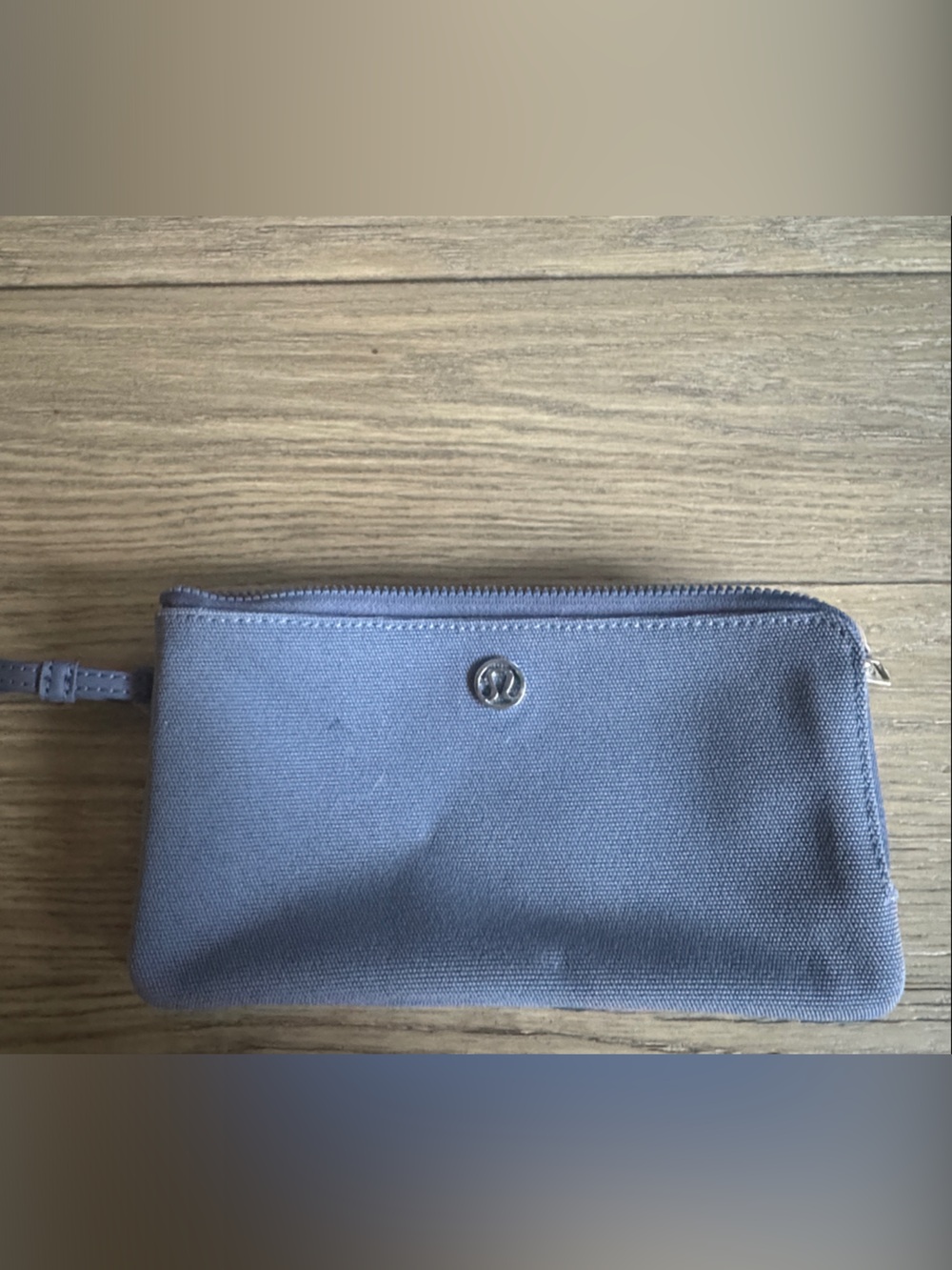 lululemon athletica Canvas Wristlet in Slate Blue